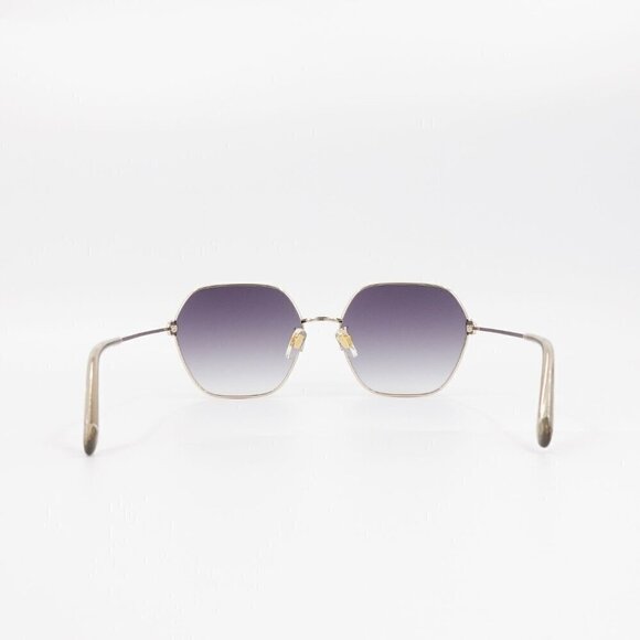 Gucci GG1285 Square Sunglasses Gold Gray OS - Picture 4 of 16